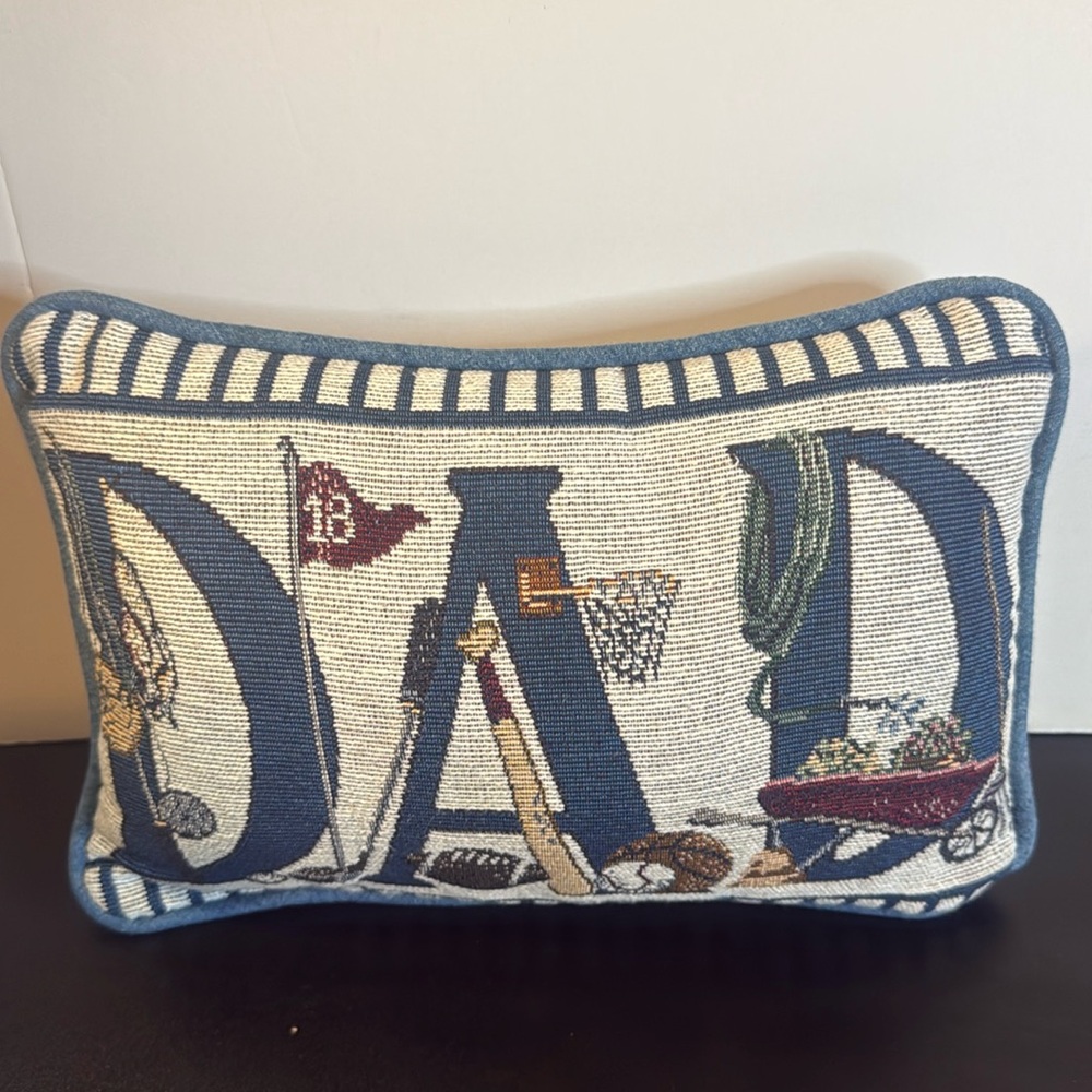 Tapestry Decorative Pillow For Dad Couch sports gardening - Picture 1 of 6